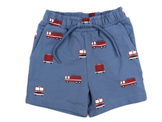 Name It provincial blue fire truck sweatshorts